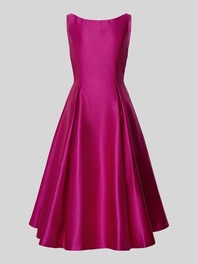 Adrianna Papell Cocktailjurk met boothals Felroze - 2
