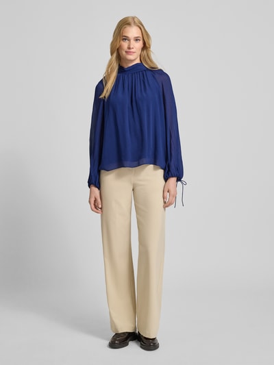 Herzensangelegenheit Blusenshirt mit Stehkragen Royal 1