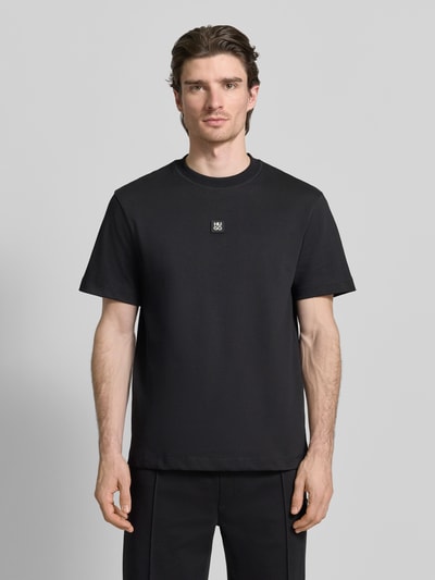 HUGO Regular Fit T-Shirt mit Baumwoll-Anteil Modell 'DILANSO' Black 4