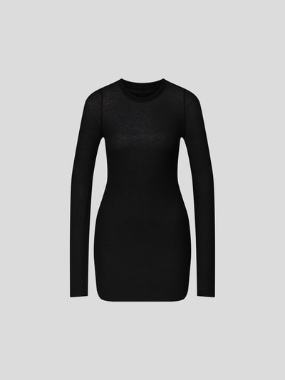 Rick Owens Longsleeve mit Ripp-Optik Schwarz 2