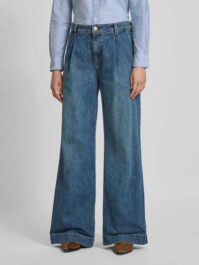 Lauren Ralph Lauren Flared jeans met achterzakken, model 'KIRAHN' Jeansblauw - 4
