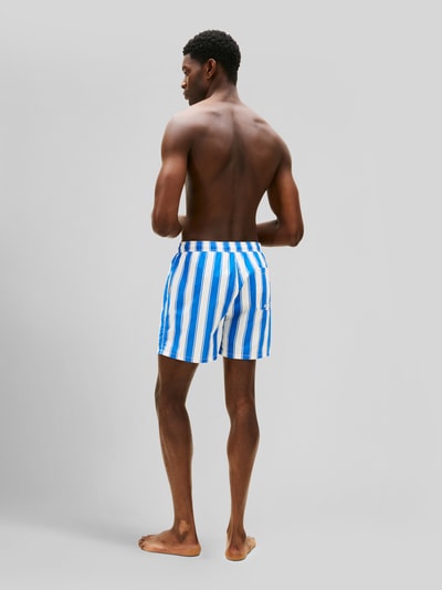 Tommy Hilfiger Regular Fit Badeshorts mit Allover-Muster Royal 5