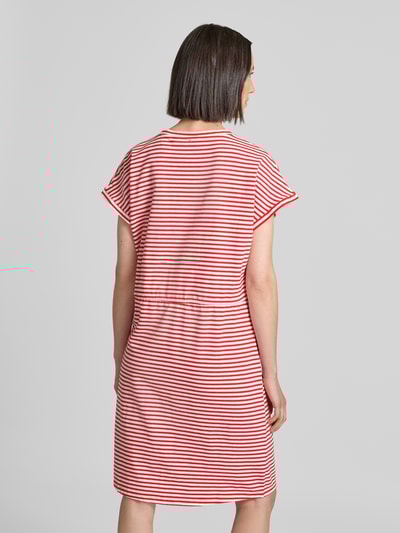 B.Young Knielanges Kleid mit Tunnelzug Modell 'PANDINNA' Rot 5