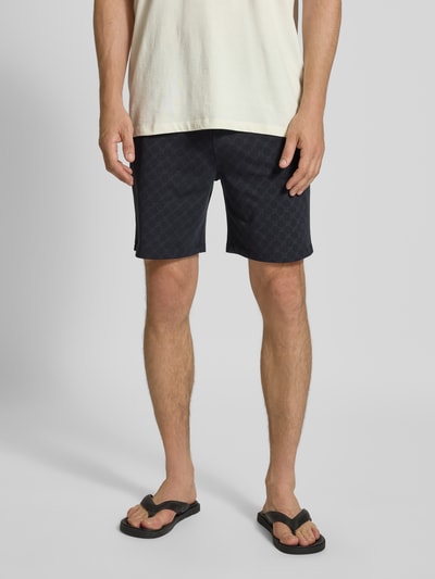 JOOP! Collection Szorty z dzianiny dresowej męskie JOOP! Collection;Czysta bawełna;Luźny krój;Elastyczny pas z trokami;Szerokość w pasie w rozmiarze M: 44 cm;Długość wewnętrzna nogawki w rozmiarze M: 20 cm  4