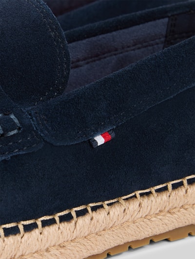 Tommy Hilfiger Loafer aus echtem Veloursleder Dunkelblau 4