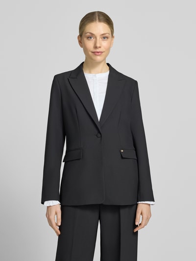 MOS MOSH żakiet o kroju regular fit z kołnierzem z połami model 'Leonora' Czarny 4