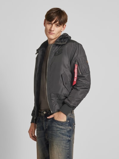 Alpha Industries Bomberjacke mit Black 4