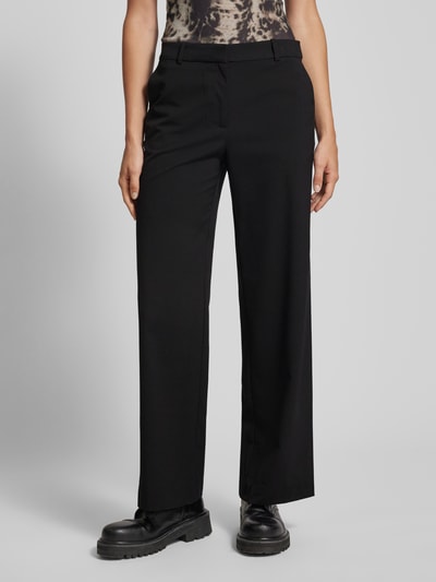 WEEKDAY Wide Leg Stoffhose mit Gesäßtaschen Modell 'Emily' Black 4