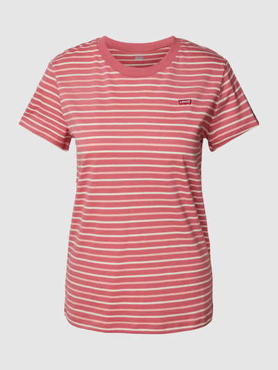 Levi's® T-Shirt mit Label-Patch Modell 'PERFECT TEE' Rot 2