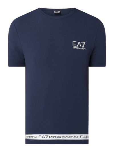 EA7 Emporio Armani T-shirt met logodetails  Marineblauw - 2