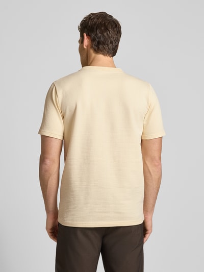 Selected Homme Regular Fit T-Shirt aus Baumwoll-Mix Modell 'SANDER' Sand 5