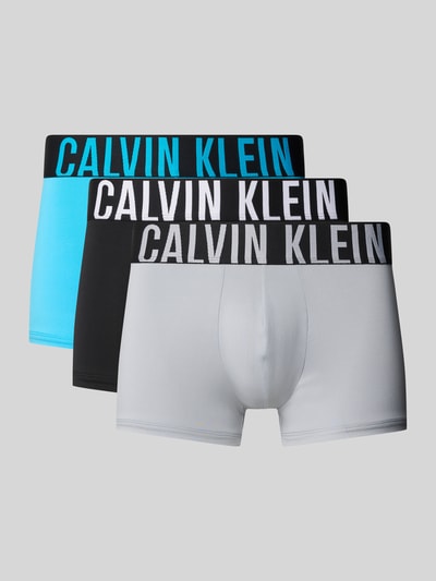 Calvin Klein Underwear Boxershort met band met label in een set van 3 stuks Lichtblauw - 1