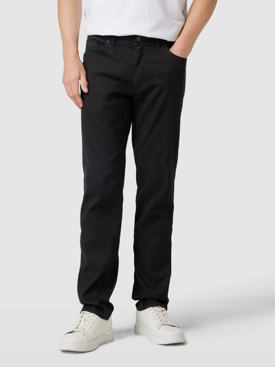 Brax Hose mit Label-Details Modell 'Cadiz' Black 4