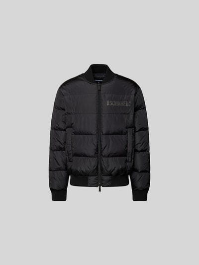 Dsquared2 Bomberjacke mit Label-Print Black 2