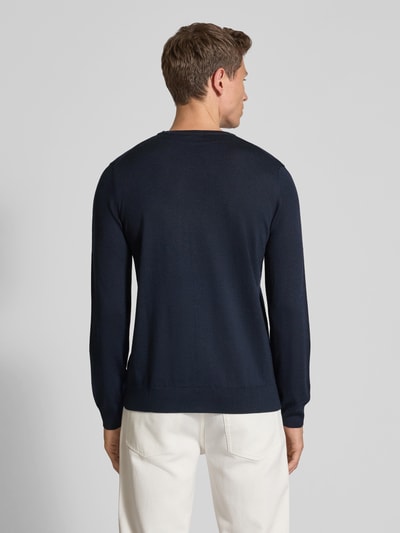 JOOP! Collection Pullover van merinowol, model 'Denny' Marineblauw - 5
