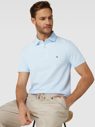 Tommy Hilfiger Slim Fit Poloshirt Modell '1985' Hellblau 3