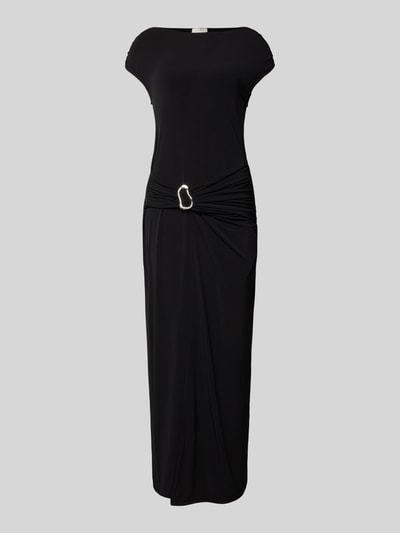 Neo Noir Slim Fit Maxikleid mit Zierschnalle Modell 'Minja' Black 2