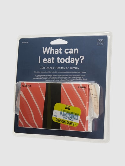Doiy Ticketbox 'What can I eat today?' Blau 1
