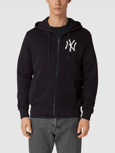 New Era Sweatjacke mit Logo-Print Modell 'LEAGUE ESSENTIALS' Dunkelblau 4