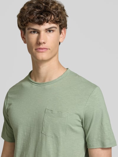 Jack & Jones T-Shirt mit Brusttasche Modell 'JAKE' Mint 3
