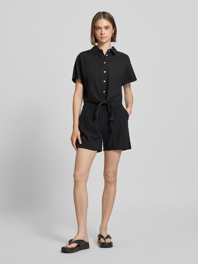 Only Loose Fit Shorts aus reiner Baumwolle Modell 'TIZANA' Black 1