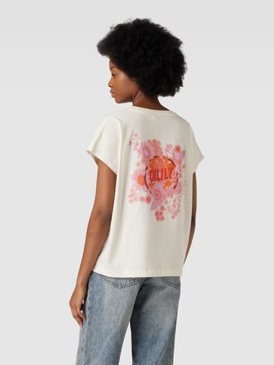 Oilily T-shirt met labelprint, model 'TOYEN' Offwhite - 5