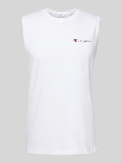 CHAMPION Tanktop mit Label-Print Weiss 2