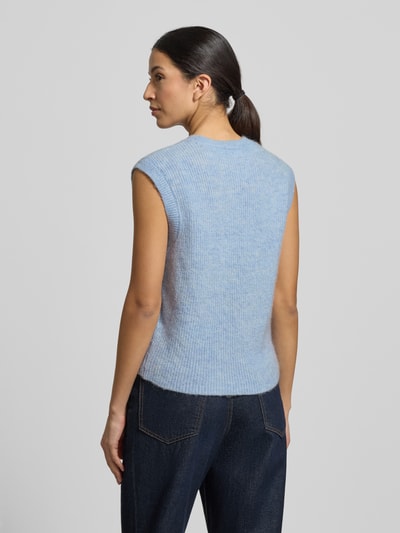 Selected Regular Fit Strickjacke aus Woll-Mix Hellblau 5