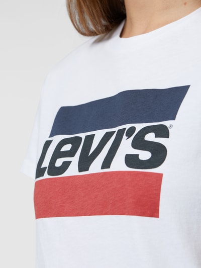 Levi's® T-shirt met logoprint Wit - 3