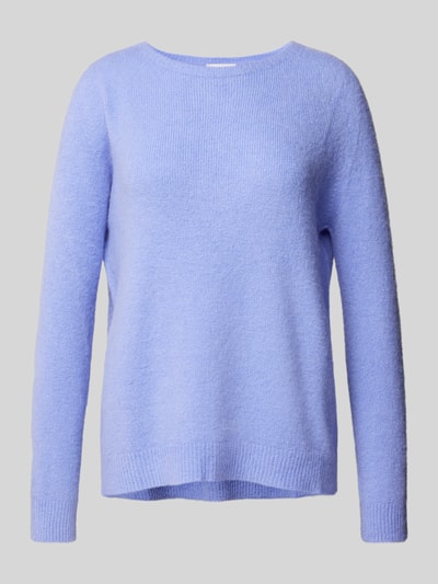 Rich & Royal Gebreide pullover met ribboorden Lila - 2