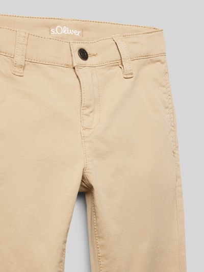 s.Oliver RED LABEL Slim Fit Chino mit schmalem Bein Modell 'BRAD' Camel 2