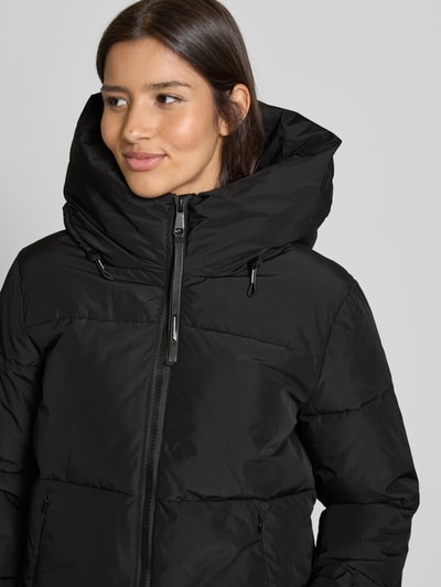 khujo Gewatteerd jack met ritszakken, model 'AUDREY MATT' Zwart - 3