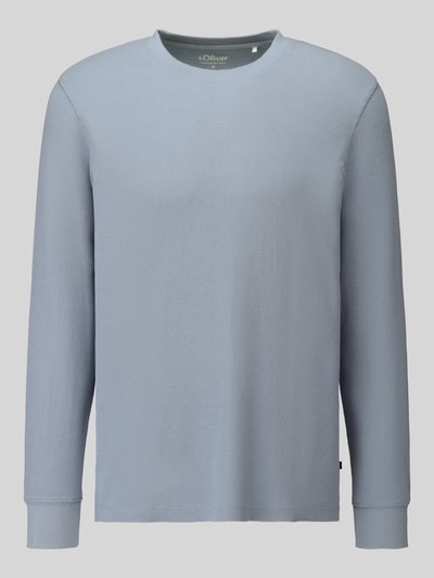 s.Oliver RED LABEL Regular fit shirt met lange mouwen van puur katoen Bleu - 2