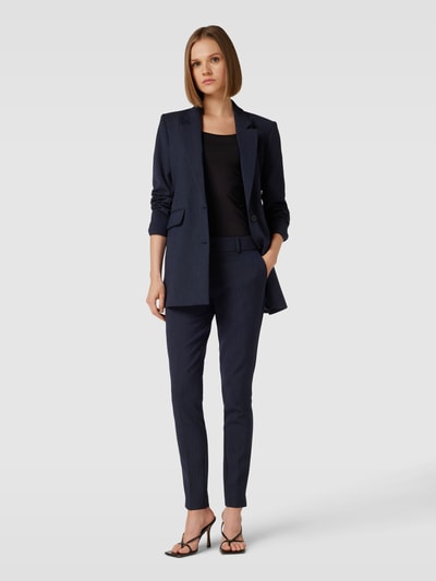 Selected Femme Slim fit stoffen broek met steekzakken, model 'RITA' Marineblauw gemêleerd - 1