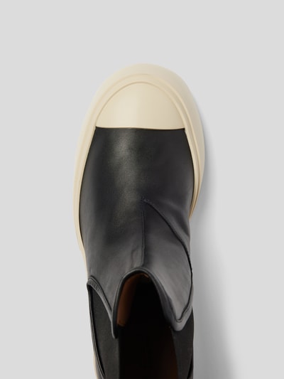 Marni Chelsea Boots mit Label-Detail Schwarz 6