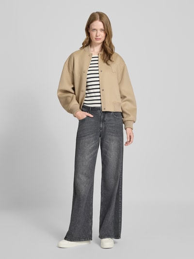 Christian Berg Woman Longsleeve mit Rundhalsausschnitt Offwhite 1