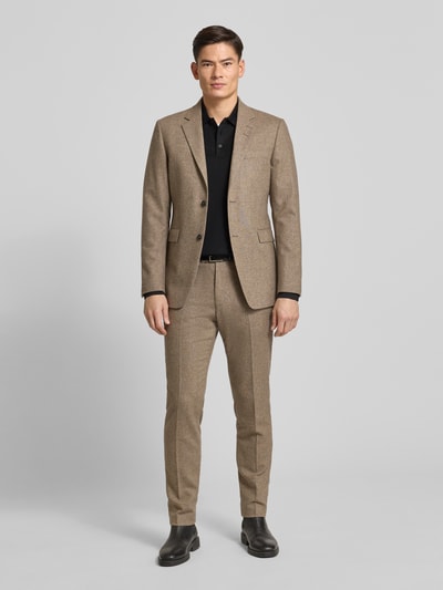 bugatti Koszulka polo z wyhaftowanym logo Czarny 1