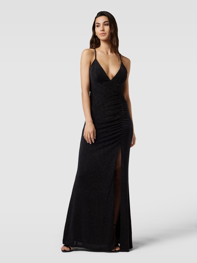 Jake*s Cocktail Abendkleid mit Raffungen und Schnürung Black 4