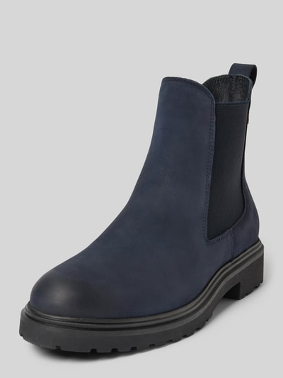 Tommy Hilfiger Chelsea Boots aus echtem Nubukleder Dunkelblau 1