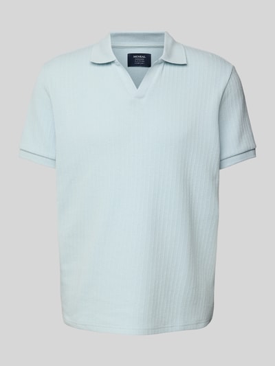 MCNEAL Koszulka polo o kroju regular fit z dekoltem w serek Jasnoniebieski 2