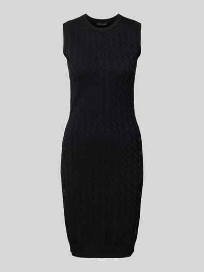 ARMANI EXCHANGE Strickkleid aus Viskose-Mix mit Rundhalsausschnitt Black 2