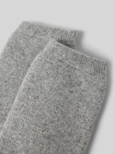 camano Regular Fit Socken aus Woll-Mix mit Viskose-Anteil Modell 'Cosy' Hellgrau 2