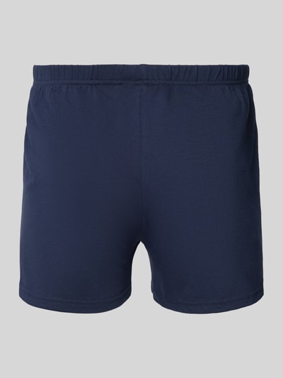 Götzburg Wäsche Boxershorts mit Label-Patch im 2er-Pack Marine 3