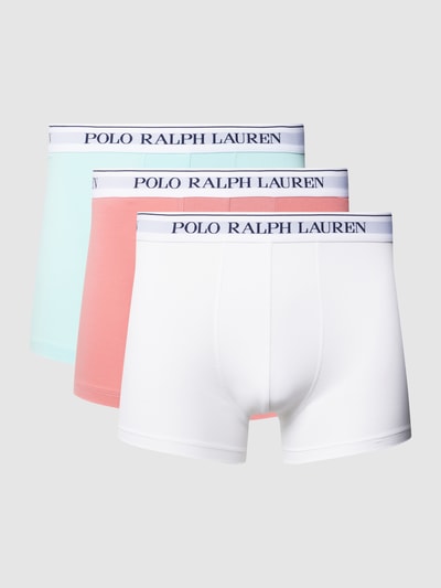 Polo Ralph Lauren Underwear Trunks mit Label-Detail Modell 'CLASSIC' im 3er-Pack Aqua 1