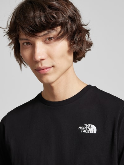 The North Face T-shirt z nadrukiem z logo model ‘REDBOX’ Czarny 3