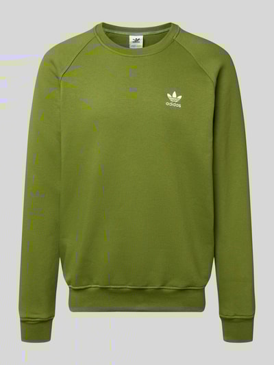 adidas Originals Bluza z wyhaftowanym logo Oliwkowy 2
