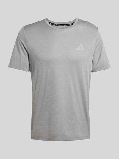 adidas Training Regular Fit Sport-T-Shirt mit Logo-Print Mittelgrau 2