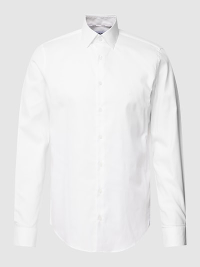 CK Calvin Klein Slim Fit Business-Hemd mit Kentkragen Weiss 2