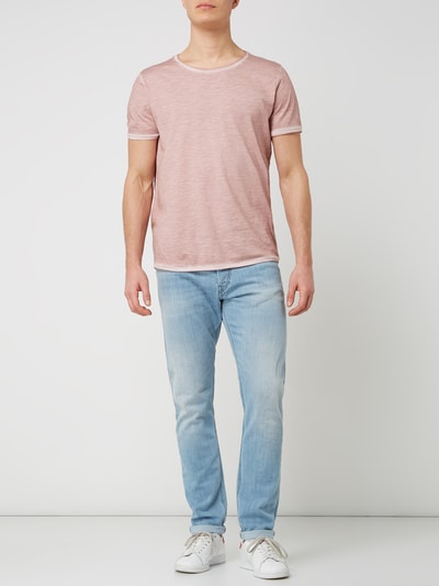 REVIEW T-Shirt im Washed Out Look  Rosa 1