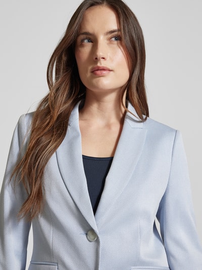 s.Oliver BLACK LABEL Regular Fit Blazer aus Viskose-Mix Bleu 3